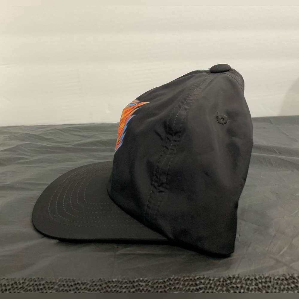 RIPNDIP Hell Ride Flame Nylon Snapback Hat Black Rare 6 Panel Deadstock Skater - Picture 2 of 6